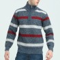 Brother Wang Brand 2017 Winter New Men's Thick Zipper Sweater Fashion Casual Warm Pullover Sweater Christmas sweater