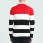 New Men's Leisure Clohing Sweaters with Round Collar and Stripe Cultivate One's Morality Big Yards M-5XL Christmas sweater