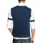 2017 New Mens Knitted Vests V-Neck Sweater Fashion Casual Business 100%cotton Sleeveless Sweater Brand Clothes