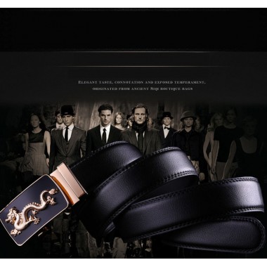 120cm europen Classic fashion Men's genuine leather belt luxury gentleman Business Cowskin belt formal black jeans belt for men