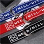 new 2017 letter pattern mens canvas belt Unisex metal buckle belt good quality Young man woven Double ring belt red blue black