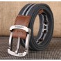 2017 fashion brand mens belt canvas luxury quality casual belt jeans brand mens black stripes army green belt for men 125 cm