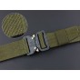 2018 fashion brand men casual canvas belt luxury knitted mens Metal Buckle belt military belts for men army green black 120cm