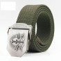 hot 2017 new designer men belt fashion mens casual canvas belt high quality pop Military f Belts Camouflage army green black