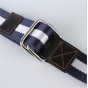 new men nylon belts Double Buckle mens Canvas Belts Metal buckle striped luxury quality men casual belt blue black stripe belt