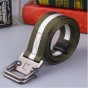 2017 fashion Casual Double D-ring  Metal Buckle Nylon Webbing Web Belt  Military Style Belt outdoor Tactical sports Men Belt