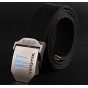MONSTER 2016 casual men canvas belt mens Metal Buckle belt jeans Military belt famous brand luxury pop belts black green 120 cm