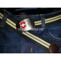 2017 fashion mens canvas belt luxury men famous brand belt Military jeans belts black stripes army green belt for men 120cm