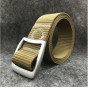 2017 newly designer casual canvas belt high quality military outdoor nylon belts for men metal alloy buckle combat tactical belt