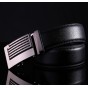 2016 Metal buckle fashion brand Men's genuine leather belt luxury quality gentleman Business black jeans men cowhide belts 120cm