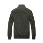 winter style men Outerwear & Coats cotton zipper casual jacket famous brand khaki army green black loose coat jacket for men 4XL