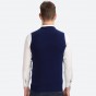 Brother Wang Business Casual Knitted Vest Male 2017 Autumn Winter New V Collar Cotton Pullover Slim Sweater Mens Black