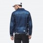 Brother Wang 2017 New Men's Denim Jacket Fashion Casual Simple Solid Color Slim Cowboy Jacket Brand Clothes 5XL