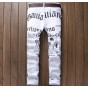 European American style 2018 Men's pants Straight luxury brand trousers Painted cotton white zipper Skinny Pencil Pants for men
