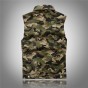 summer style camouflage fashion brand Men denim vest slim army green Outerwear mens denim Coats jackets Sleeveless vest for men