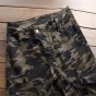 European American style Men's casual jeans Pencil Pants denim trousers jeans army green luxury camouflage Slim jeans for men