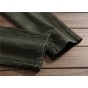 European American style Men's jeans fashion  brand casual denim trousers jeans army green luxury Slim Straight jeans  men
