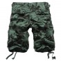 2018 summer style fashion brand Casual Shorts cotton men's Shorts straight loose Pockets Cargo shorts men army green camouflage