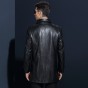 2017 Autumn Winter New Men's Leather Jacket Mens Long Leather Trench Coat Faux Leather Jacket Men Brand men's clothing