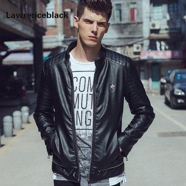 Leather Jacket Men Punk Brand Slim Suede Luxury Fashion Coats Jaquetas Casual Leather Motor Jacket Motorcycle Jackets Coats 158