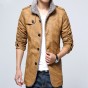Leather Jacket Men Winter Plus Thick Moto Men's PU Jackets Casual Slim Fit Coats Brand Luxury Fashion Rock Leather Jacket 647