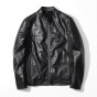 Leather Jacket Men Punk Brand Luxury Fashion Inverno Couro Casual Jaqueta Couro Leather Jacket Mens Motorcycle Jackets Coats 155