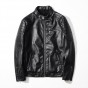 Leather Jacket Men Punk Brand Slim Fit Luxury Fashion Inverno Couro Casual Leather Motor Jacket Motorcycle Jackets Coats 157