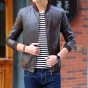 slim fit Leather Jacket Men brand 2017 Motorcycle male PU Leather Jackets man overcoat Male Casual Fashion Windbreak coats 881