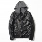 Leather Jacket Men Punk Brand Slim Suede Luxury Fashion Coats Jaquetas Casual Leather Jaqueta Couro Motorcycle Jackets Coats 159