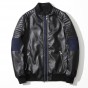 Leather Jacket Men Punk Brand Suede Luxury Fashion Coats Casual Leather Jaqueta De Couro Masculino Motorcycle Jackets Coats 160