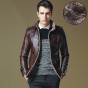super warm leather jacket mens Plus size 4XL Thick motorcycle jacket waterproof bomber military jackets Man's Coat Jaquetas 895