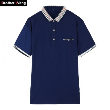 New Summer Men's POLO Shirt 2018 Business Fashion Casual Pure Color Short-sleeved Polo Shirt Blouse Tops Brand Clothes