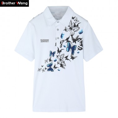 2018 New Men's Print POLO Shirt Fashion Casual Plus Size Short Sleeve Slim Cotton Polo Shirt Brand clothes 5XL 6XL