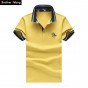 Summer Men's Polo Shirt Cotton Slim Lapel Embroidery Business Casual Short-sleeved Polo Shirt Large Size 4XL 5XL Brand clothing