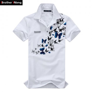 Men large size printing POLO shirt 2017 new Cotton Leisure Short sleeve summer Polo Men's fashion lapel Brand clothes 5XL 6XL