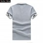 Men's Casual Polo Shirt Cotton Slim Fashion Solid Color Business Polo Shirt Summer Big Size Brand Cotton Top Polo Shirt 4XL 5XL
