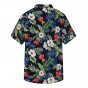 2018 Summer New Men's Short Sleeve Shirt Fashion Casual Hawaiian Shirt  flower shirt male Plus Size 5XL 6XL 7XL
