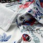 Summer Mens Shirt  Floral Print Male Casual Short Sleeve Shirt High Quality Elasticity Shirt  Brand Clothes Large Size 6XL 7XL