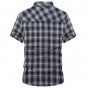 Free shipping Men Brand Cotton Plaid  High Quality Summer 2017  Fashion Casual Short Sleeve Army Double Pockets Shirts 58hfx