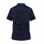 2018  New Arrival  Mens Cargo Shirt Men Casual Shirt Solid Short Sleeve Shirts Work Shirt Standard  Cotton h78