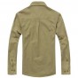 Free shipping Size M-3XL High quality Summer men's military uniform style men Casual long sleeved shirt leisure  shirt 70hfx