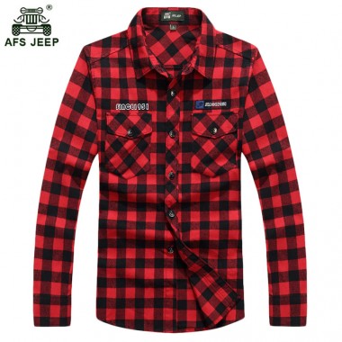 Free shipping Autumn 2017 Men's Casual Plaid Shirts Long Sleeve Slim Fit Comfort Soft  Cotton Shirt Leisure Styles Clothes 65hfx
