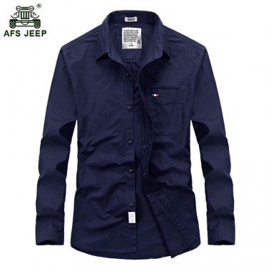 Free shipping 2017 Spring fashion men's casual high quality shirt man autumn cotton long sleeve shirts 5 color  73hfx