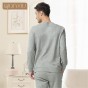 Qianxiu 2018 Pajama For Men Spring Modal Men Pure cotton pajama Set long-sleeved Sleepwear homewear Men Lounge Pajamas Set