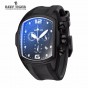 Reef Tiger/RT Chronograph Sport Watches for Men Big Dial with Date Design Watch Steel Rubber Strap Luminous Watches RGA3068