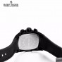 Reef Tiger/RT Chronograph Sport Watches for Men Big Dial with Date Design Watch Steel Rubber Strap Luminous Watches RGA3068