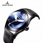 Reef Tiger/RT Mens Casual Sport Watches Big Skeleton Dial with Date Luminous Self-winding Wrist Watches RGA704