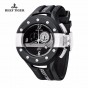 Reef Tiger/RT Chronograph Sport Watches for Men Dashboard Dial Watch with Date Quartz Movement Steel Watches RGA3027