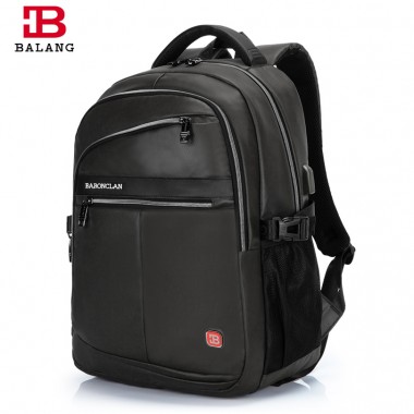 BaLang Nylon Black Backpack Waterproof Men's Back Pack 16 Inch Laptop Mochila High Quality Designer Backpacks Men Large Capacity