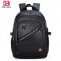 BALANG Brand Design Men's Travel Bags Fashion Laptop Backpacks Waterproof School Backpack Shoulder Bag Black USB Charging Port